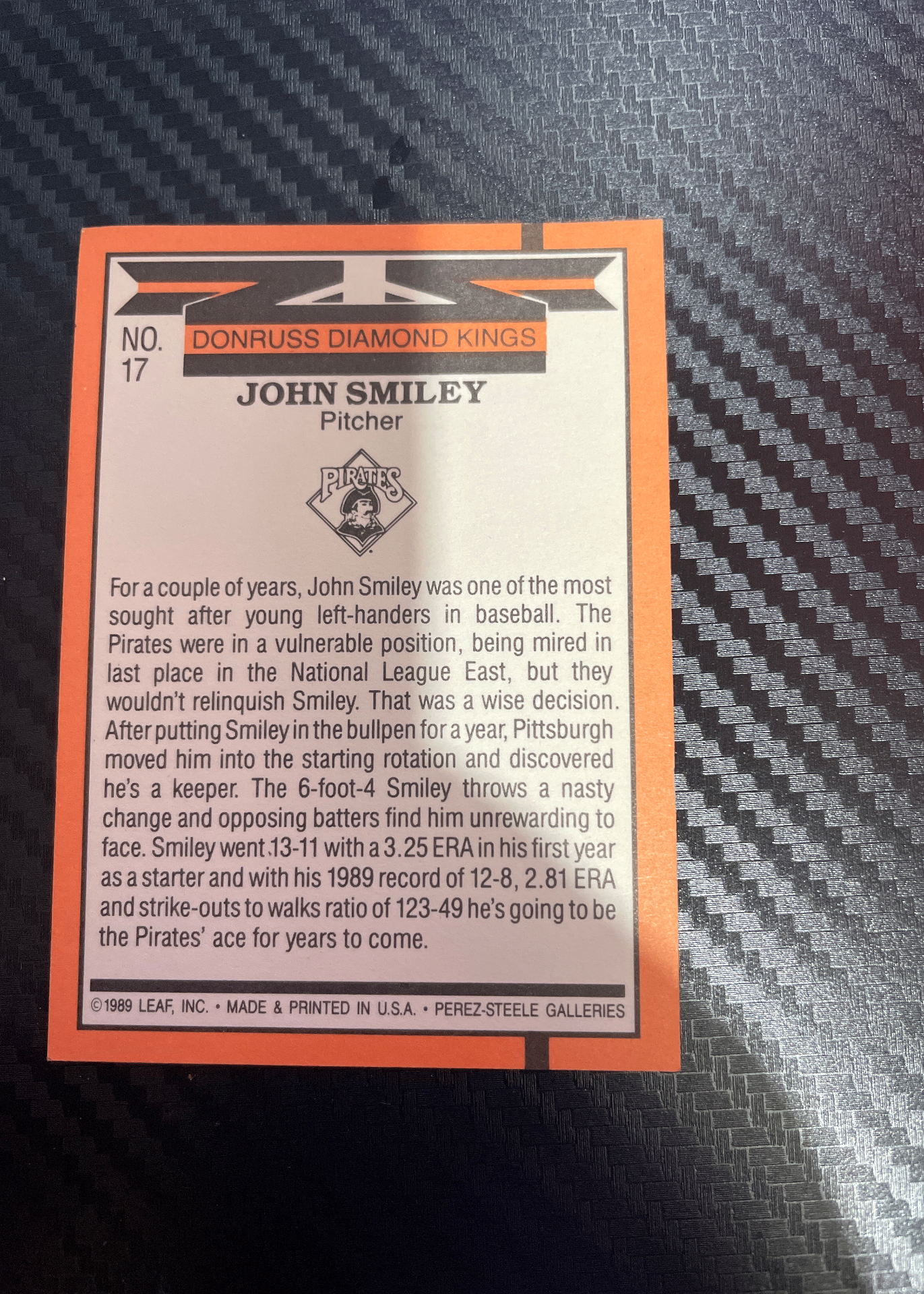 Card back