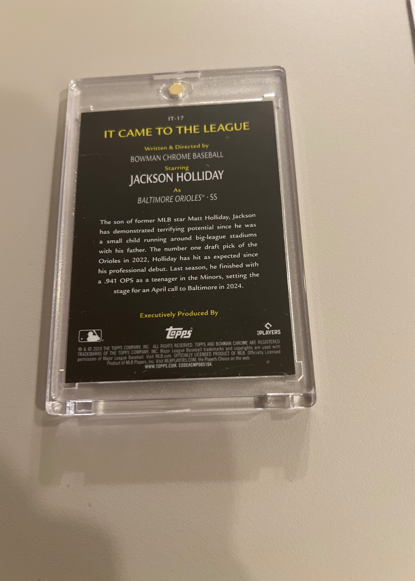 Card back
