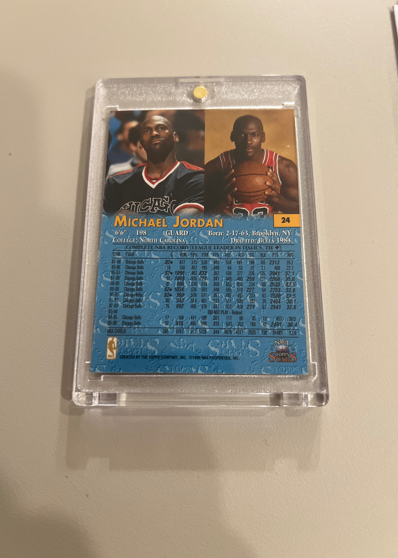Card back