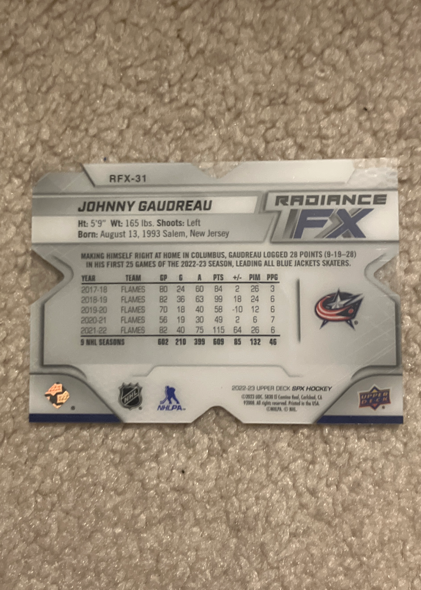 Card back