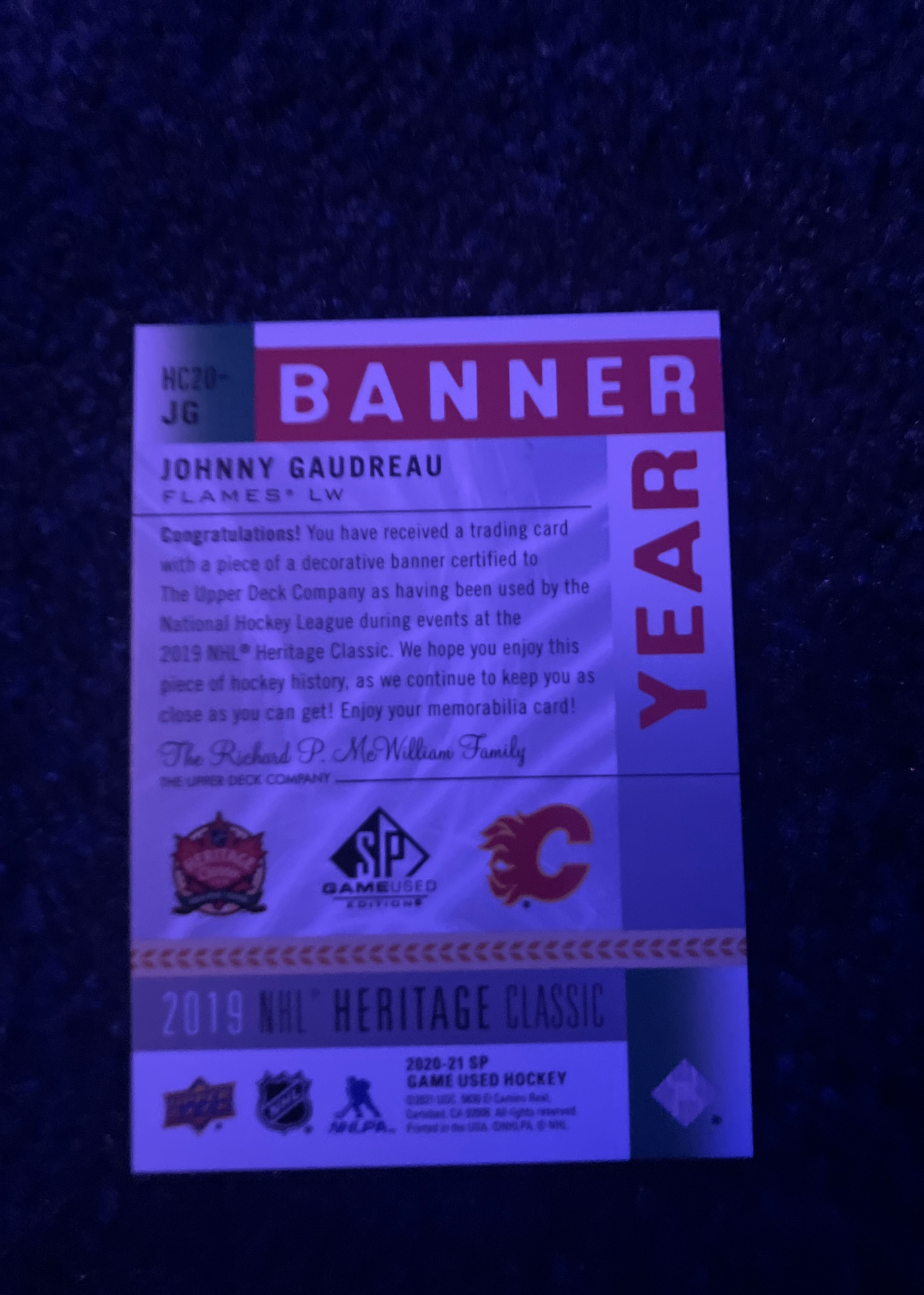 Card back