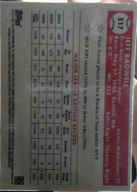 Card back