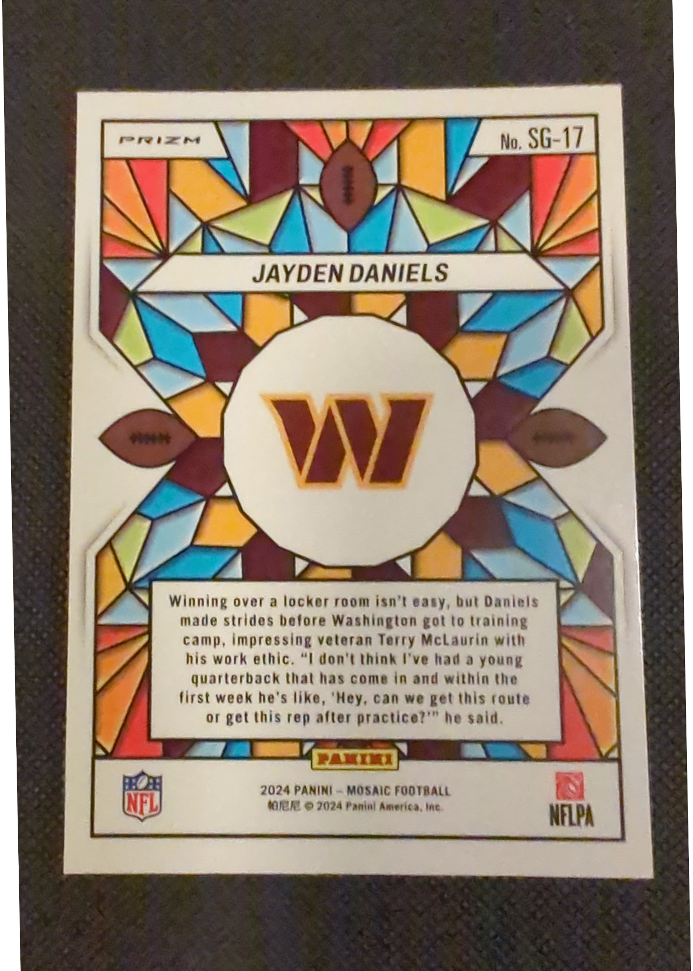 Card back