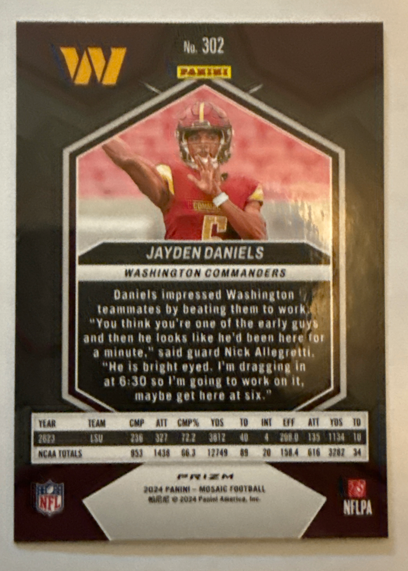 Card back