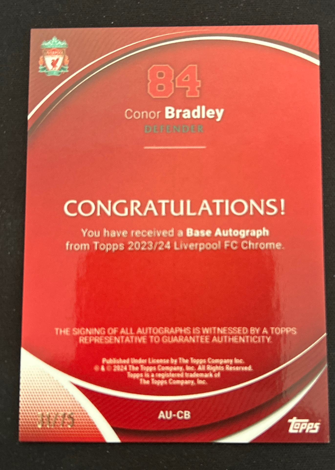 Card back
