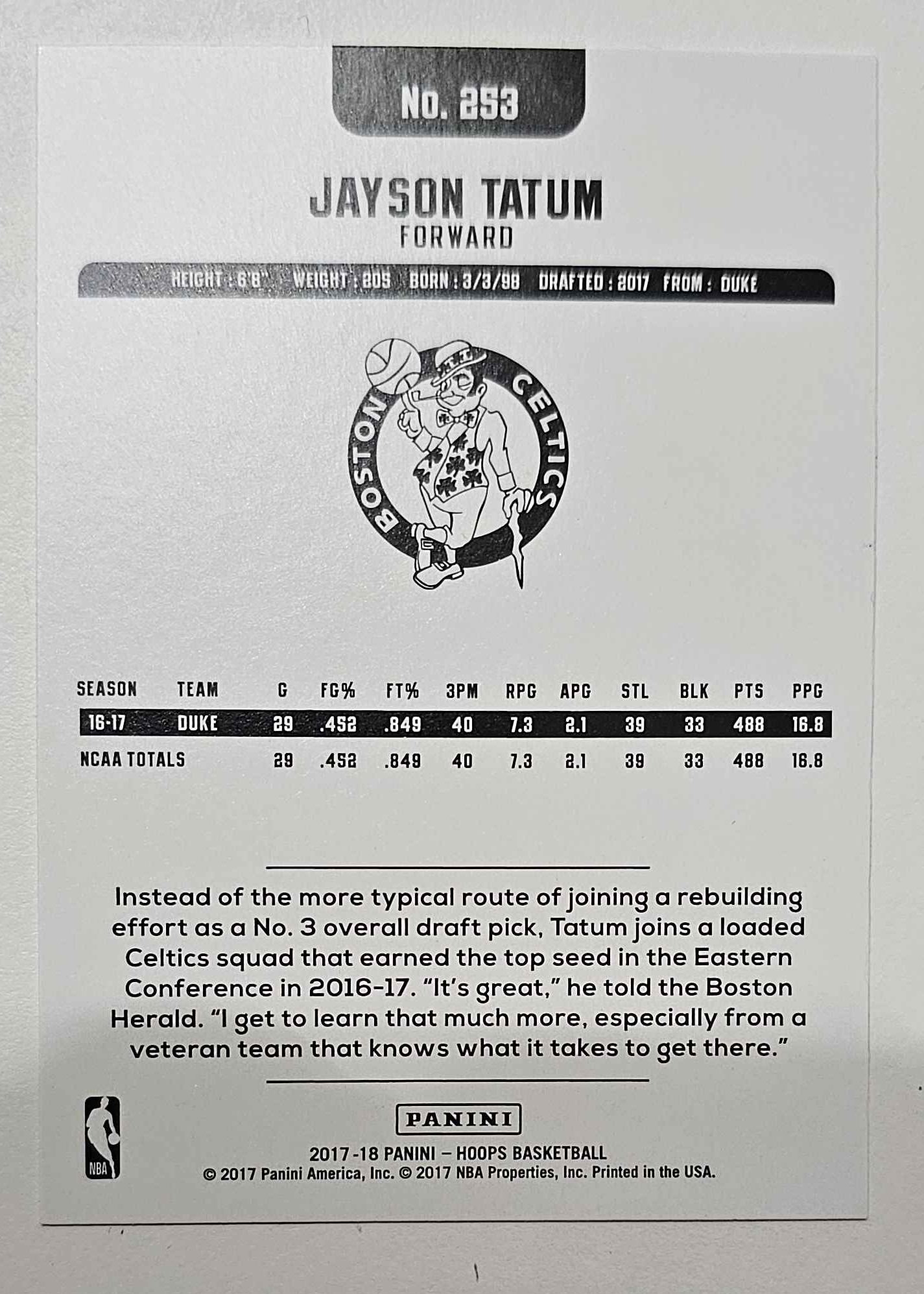 Card back