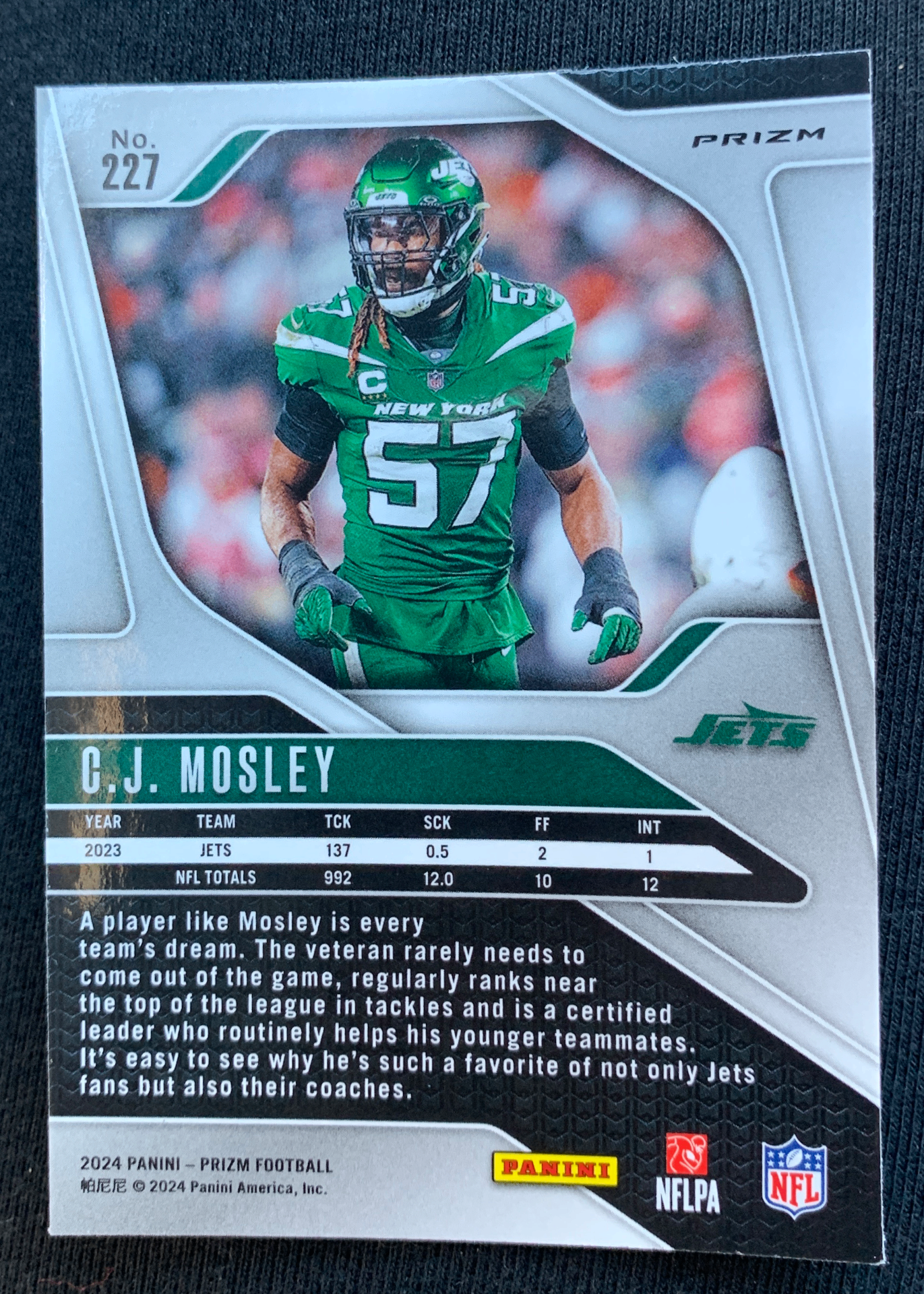 Card back