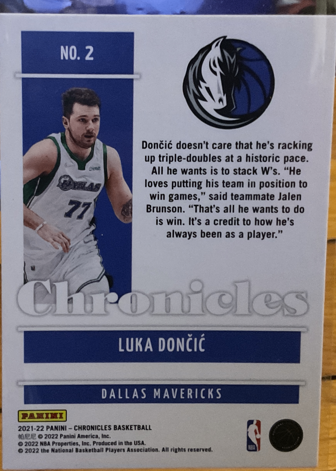 Card back