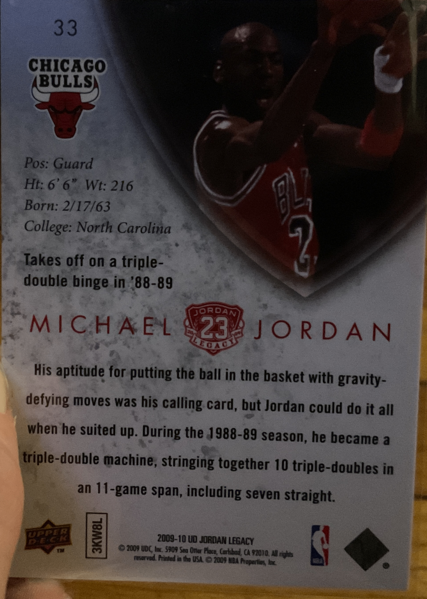 Card back