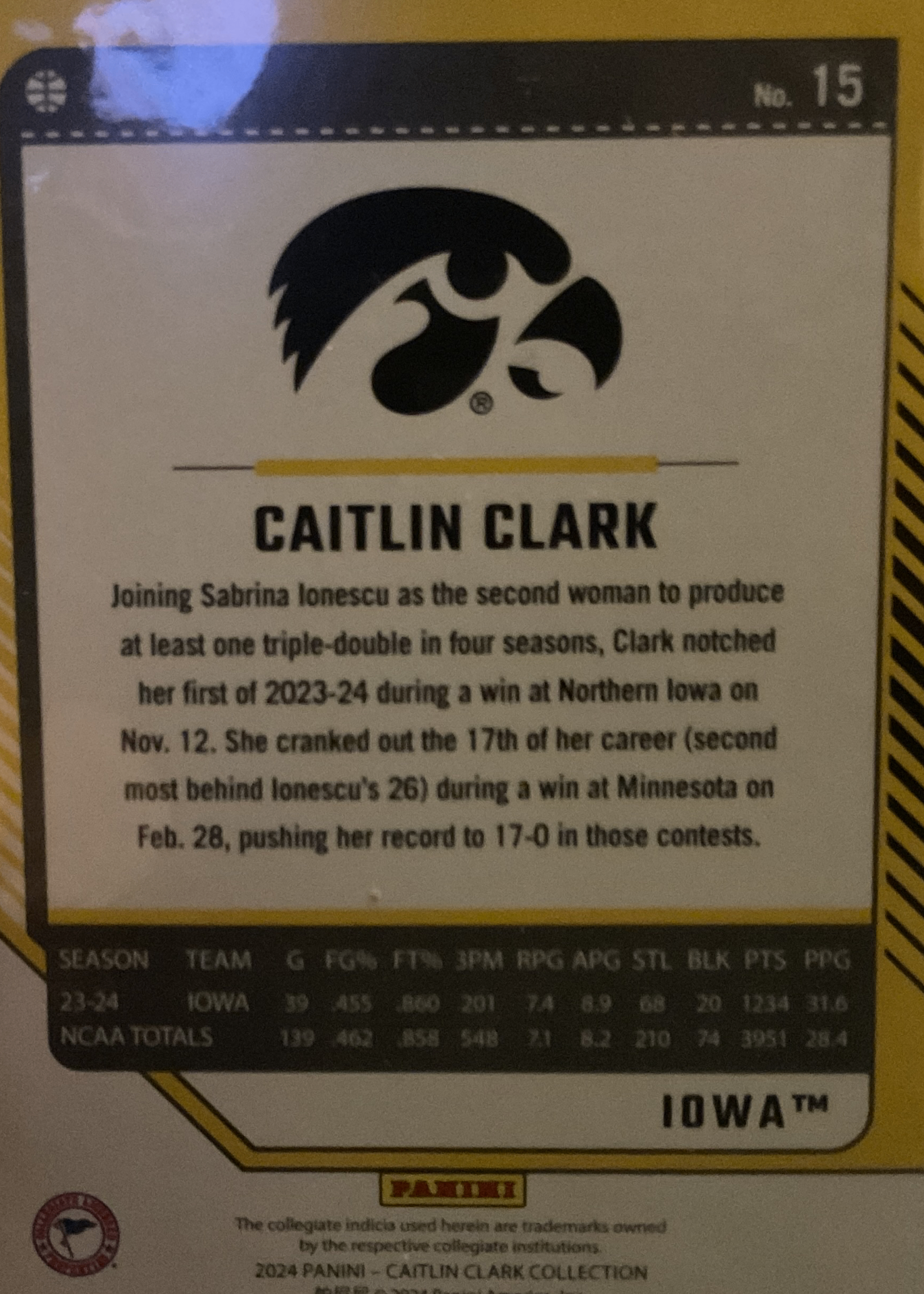 Card back