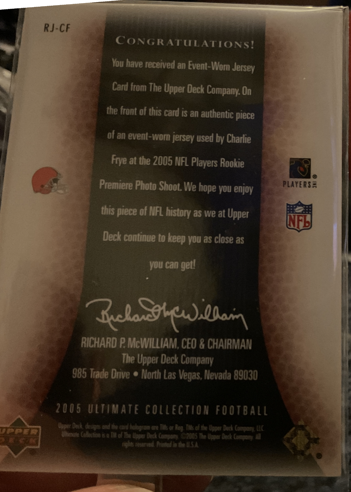 Card back