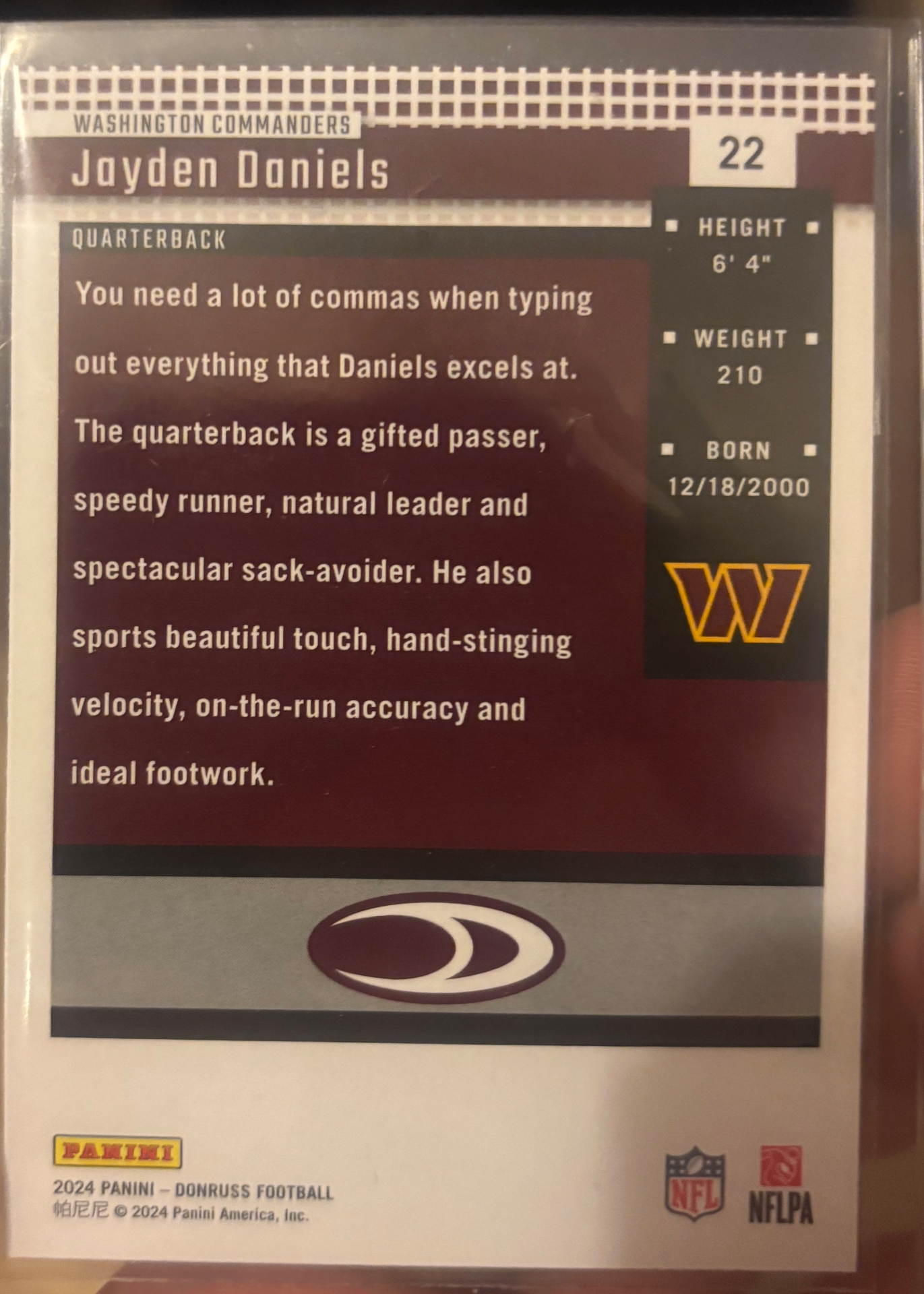 Card back