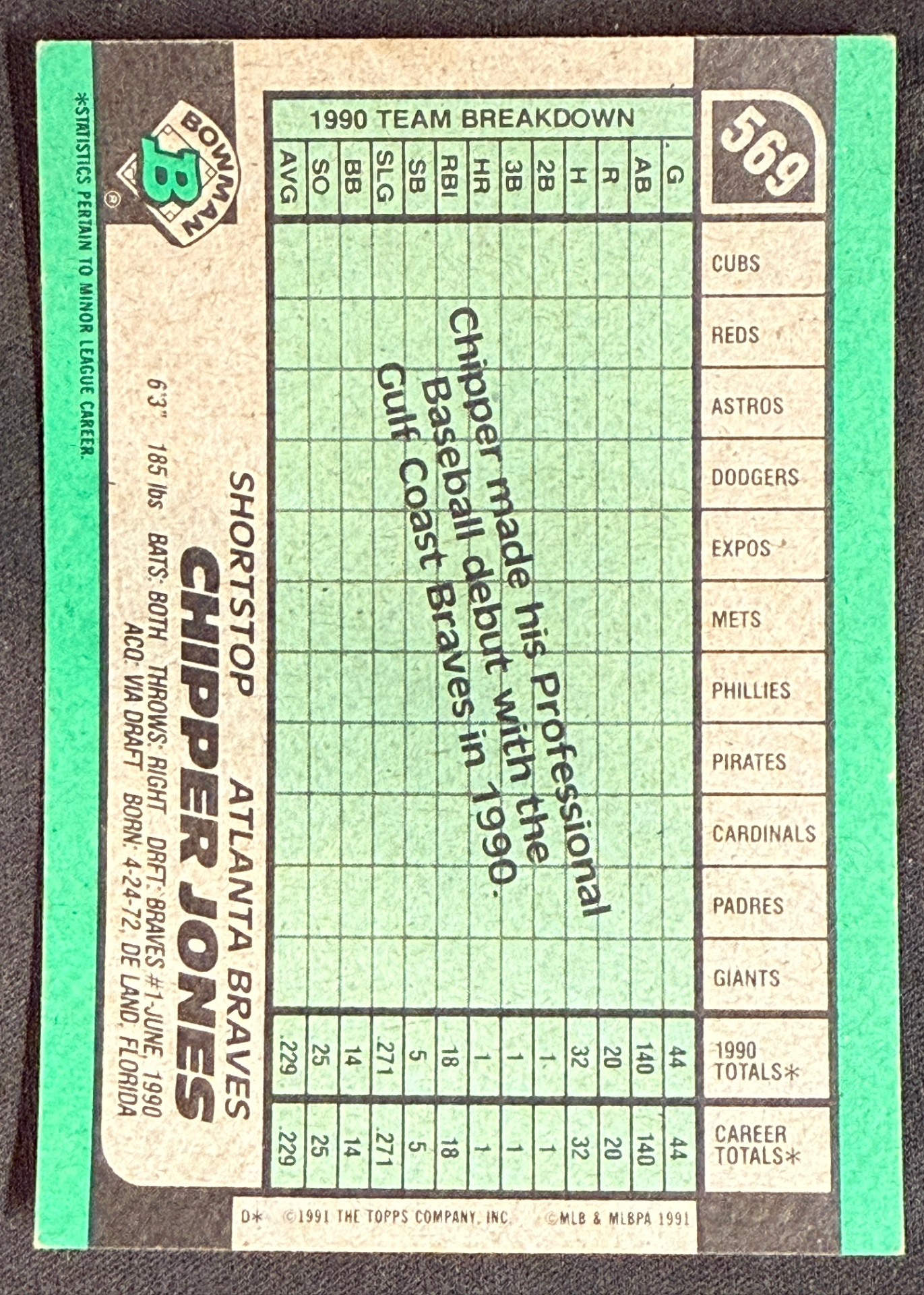 Card back