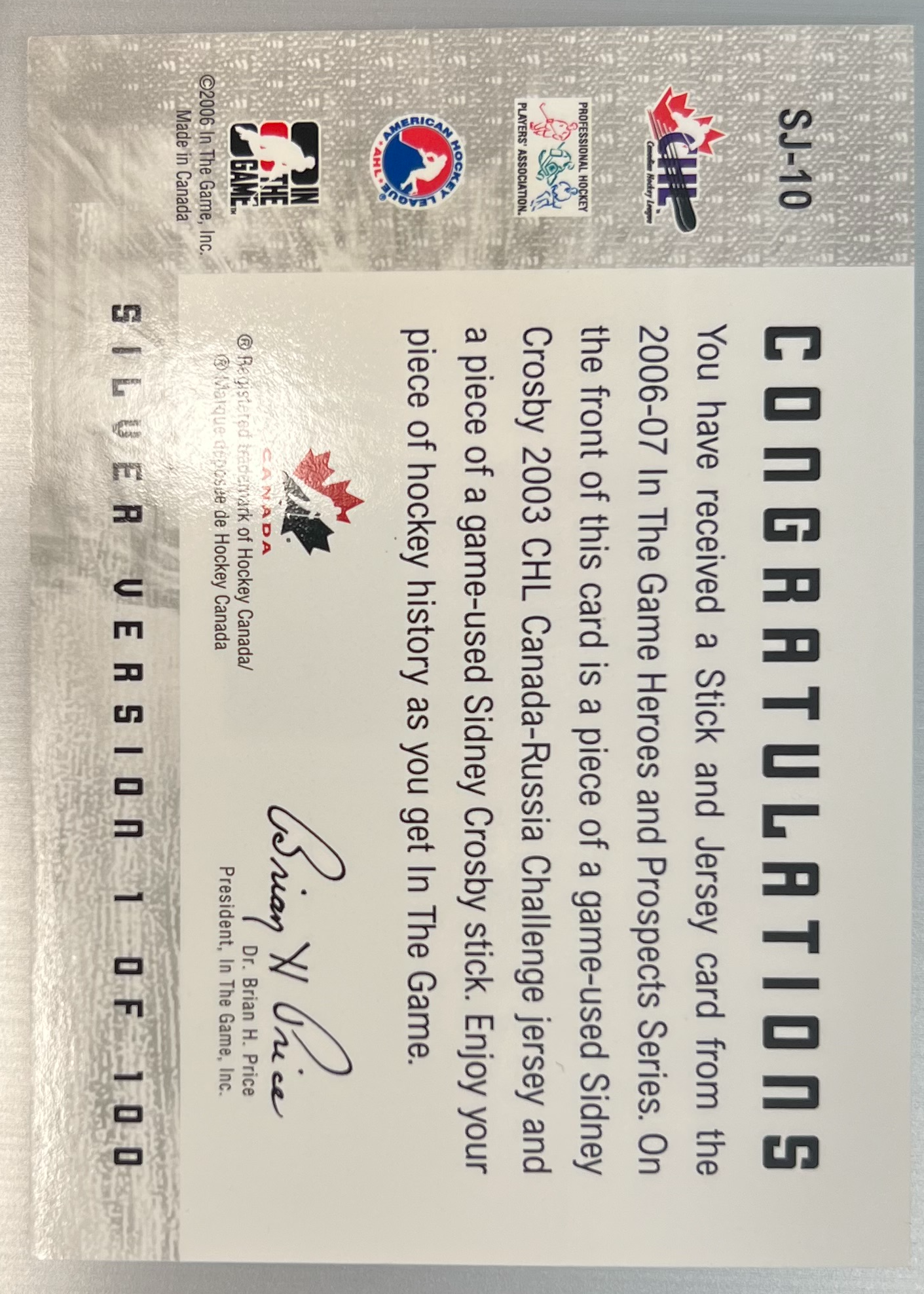 Card back