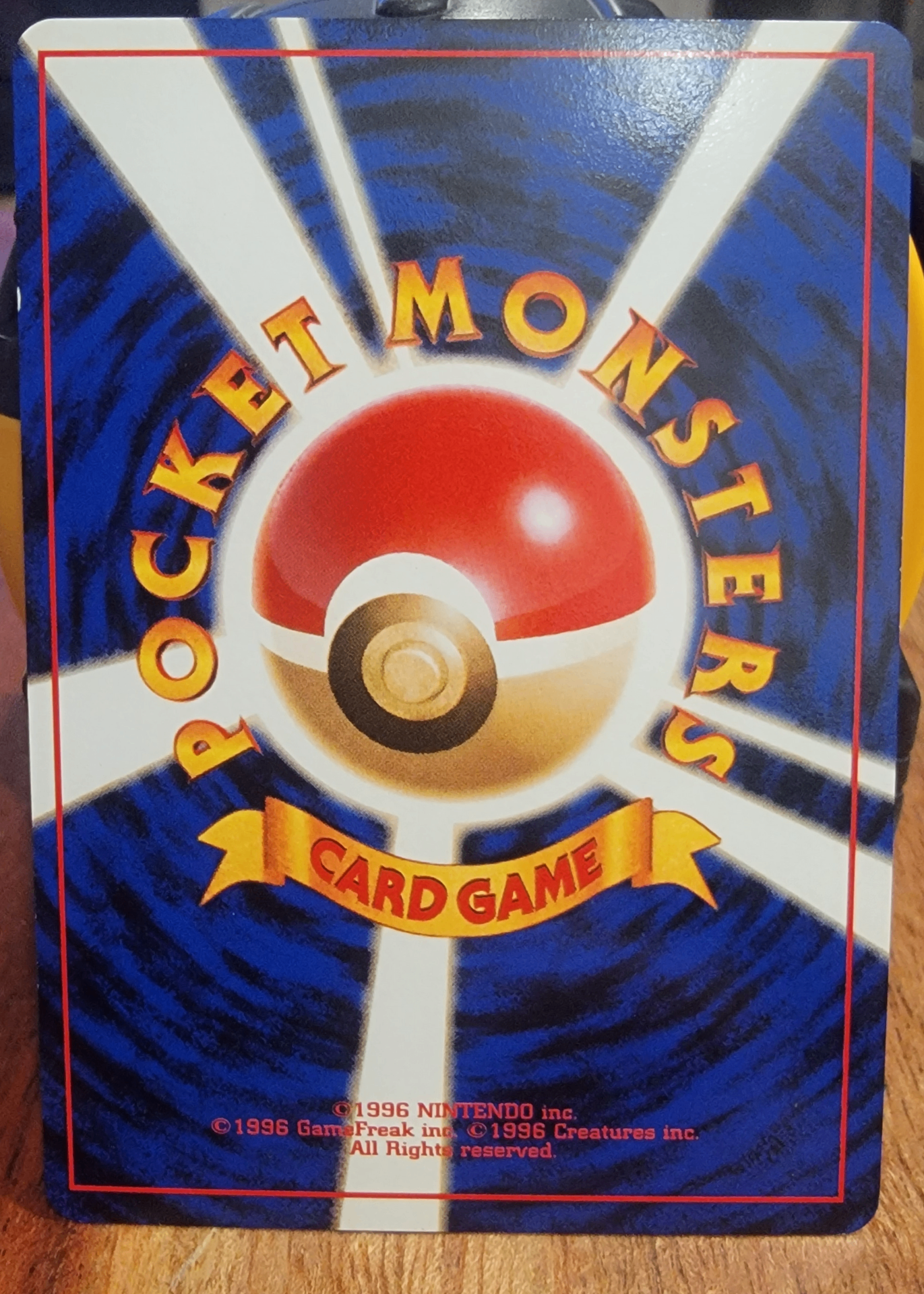 Card back