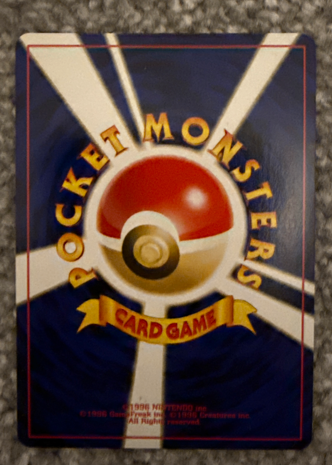 Card back