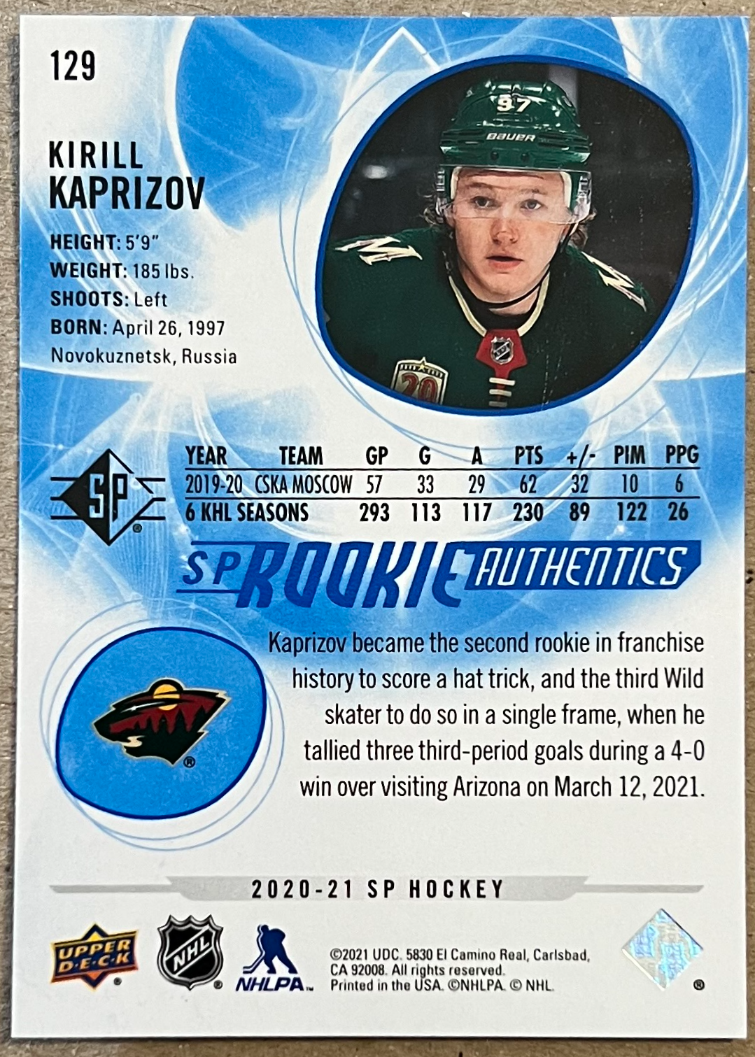 Card back