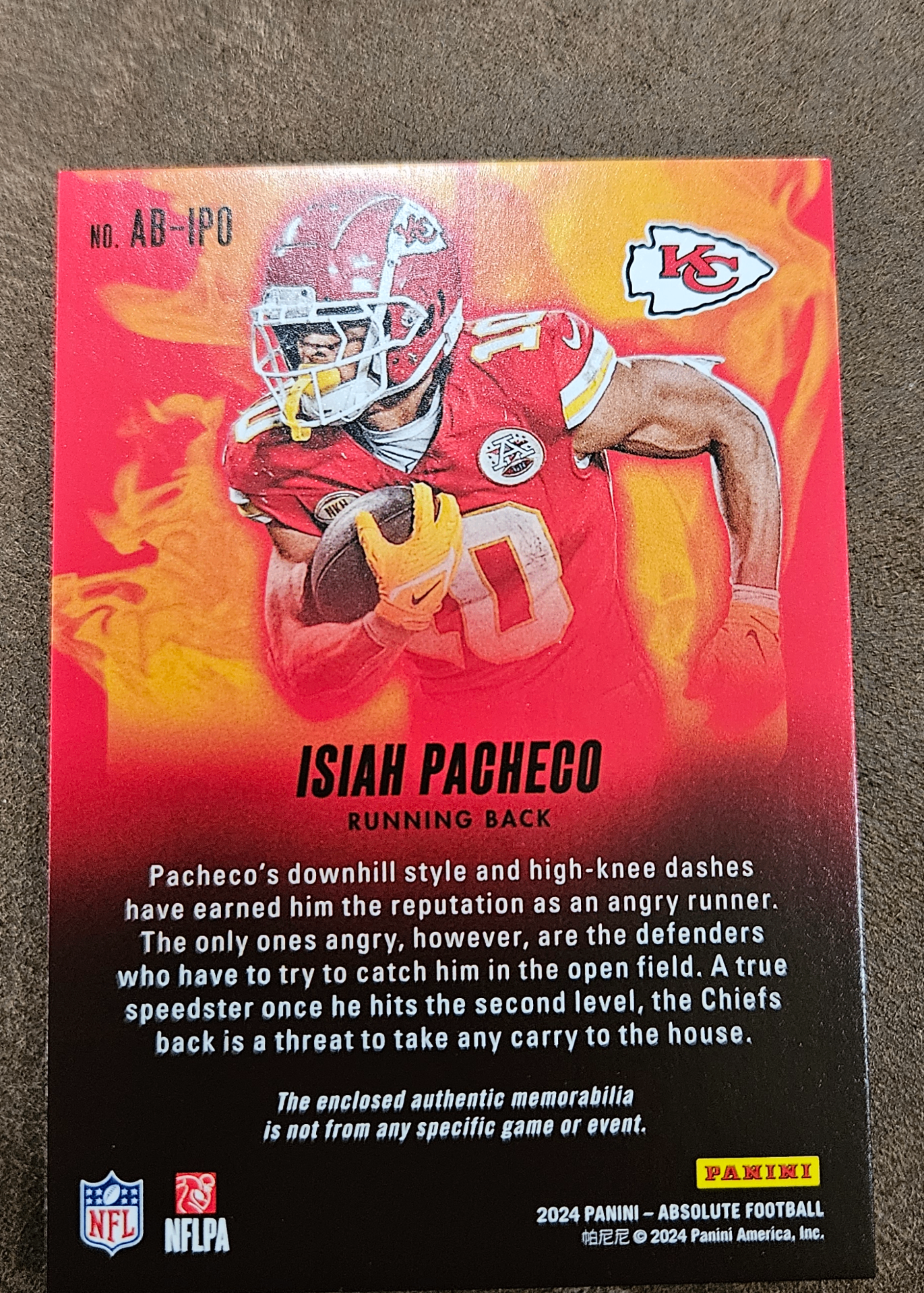 Card back