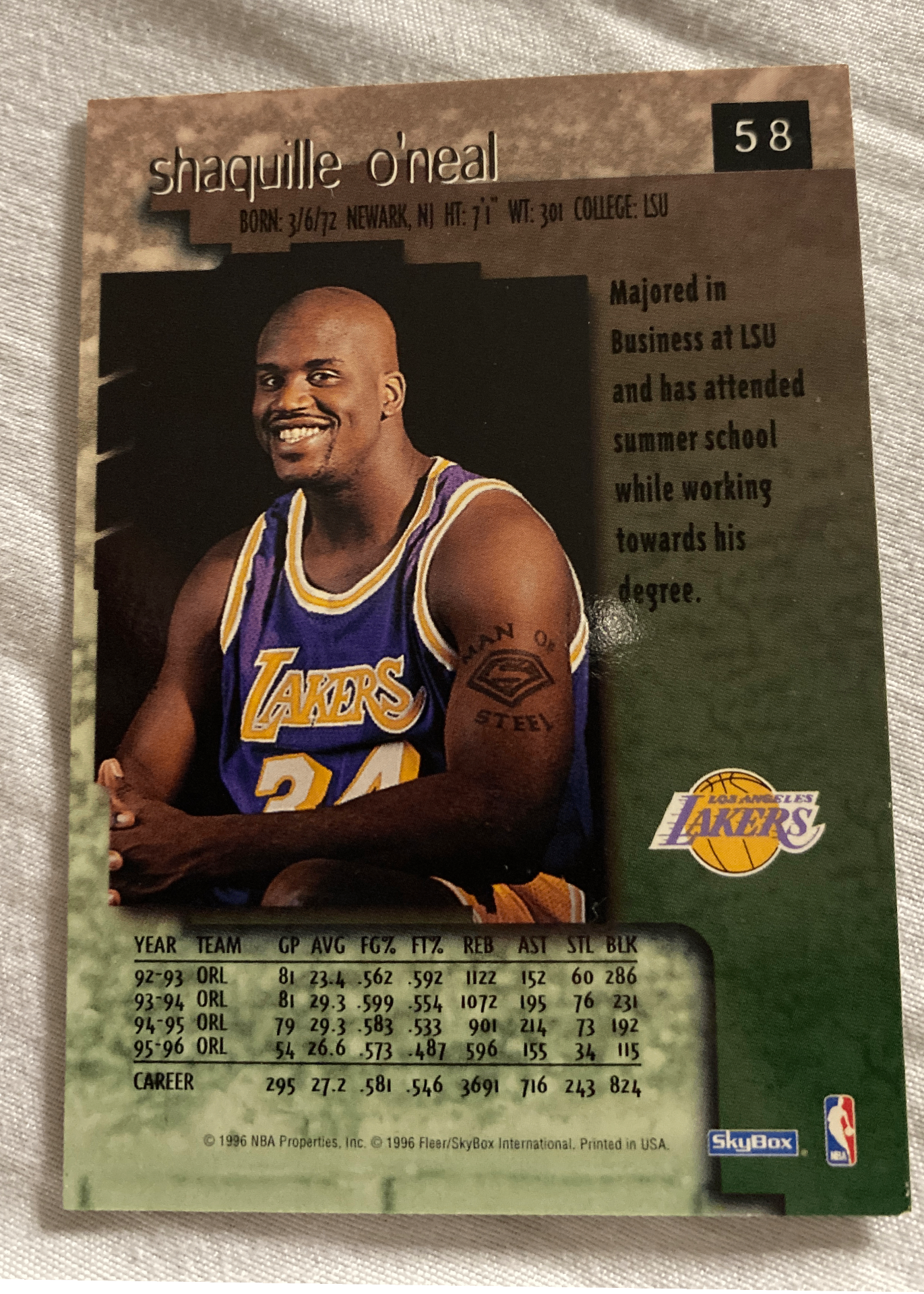 Card back