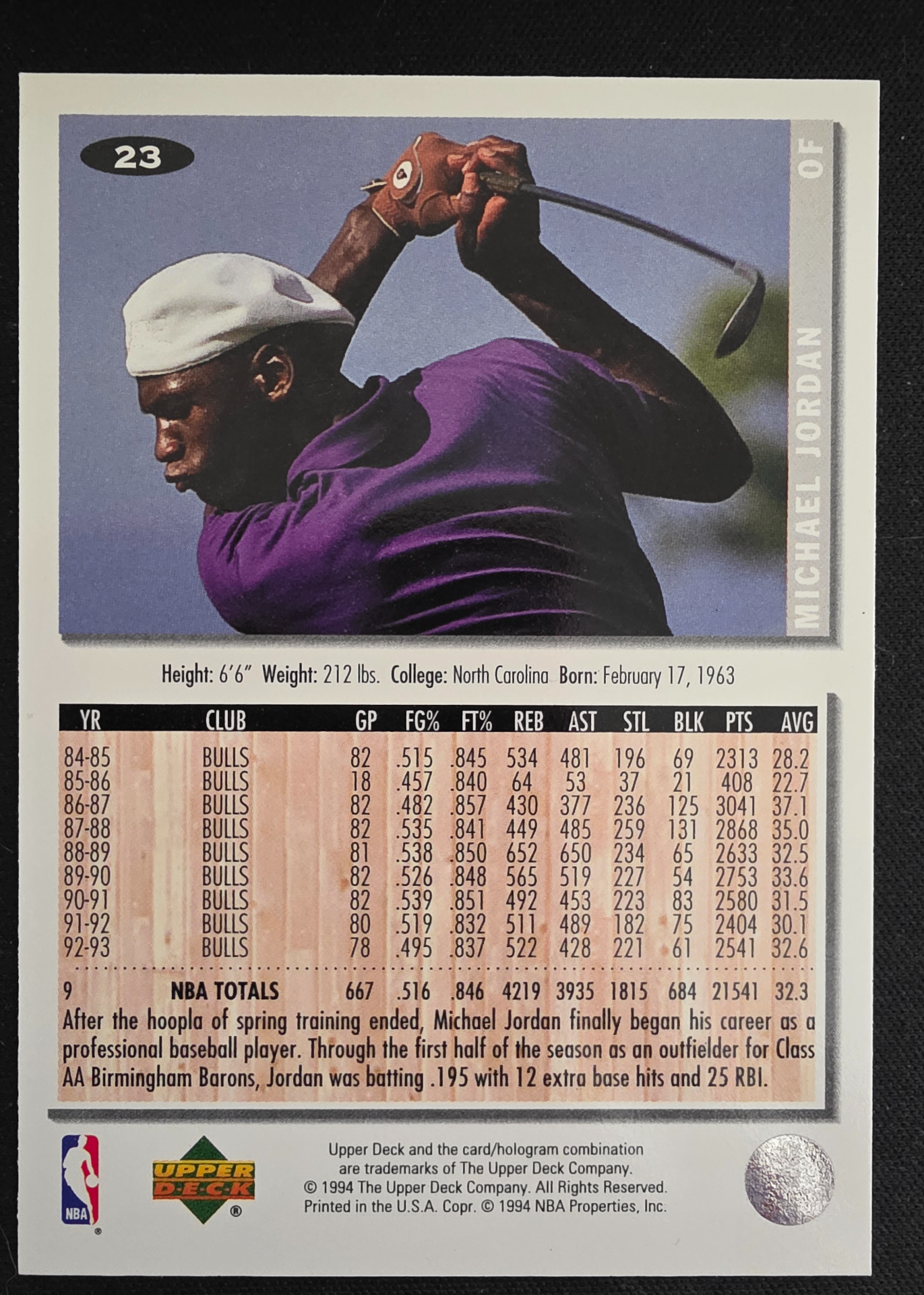 Card back