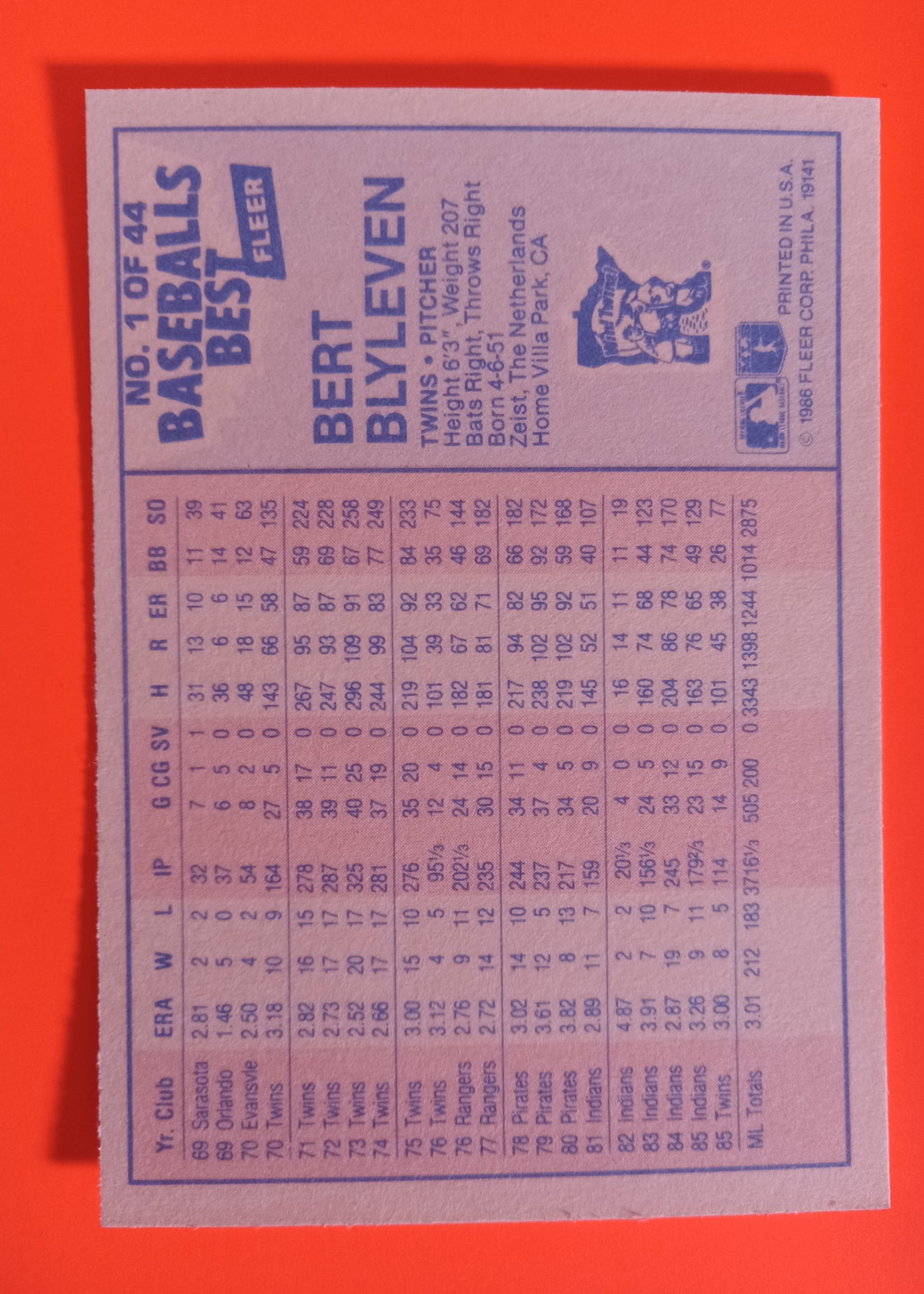 Card back
