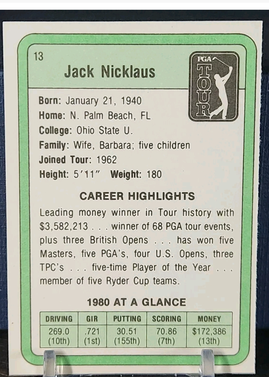 Card back