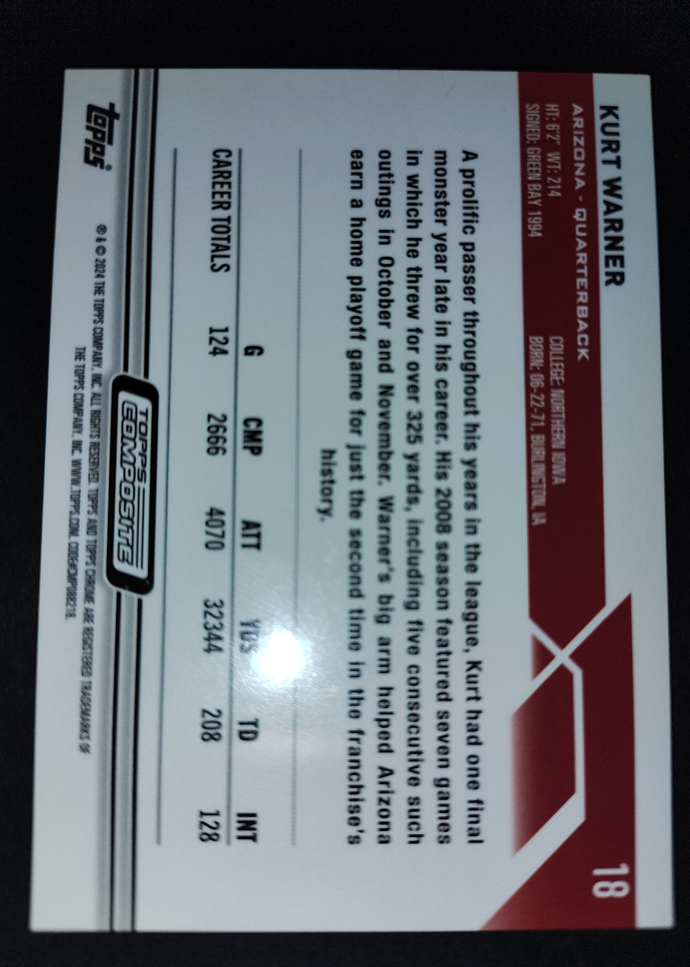 Card back