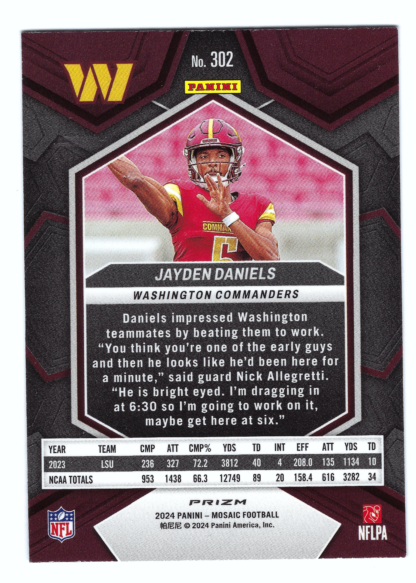 Card back