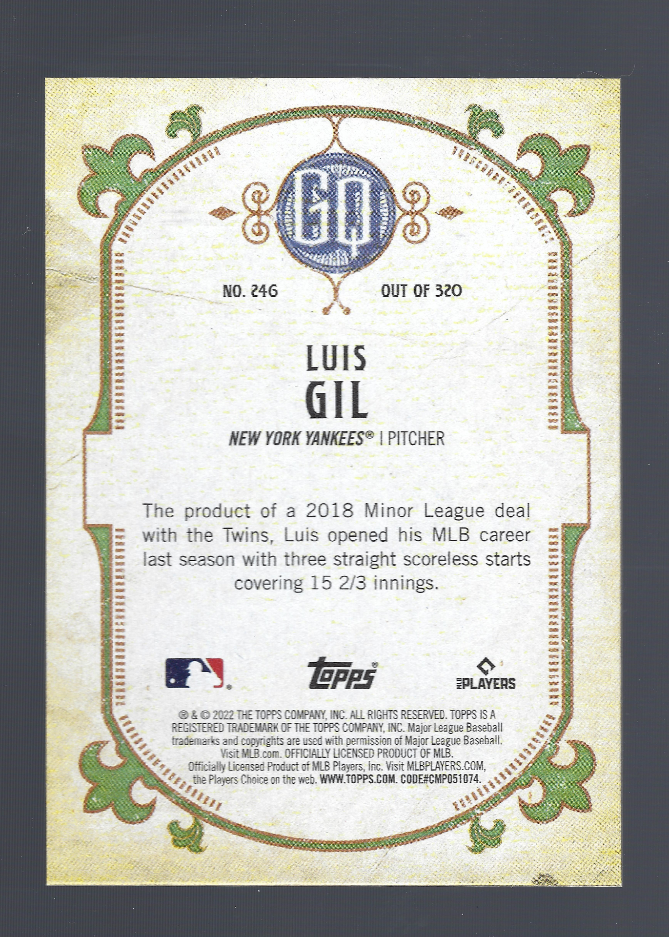 Card back