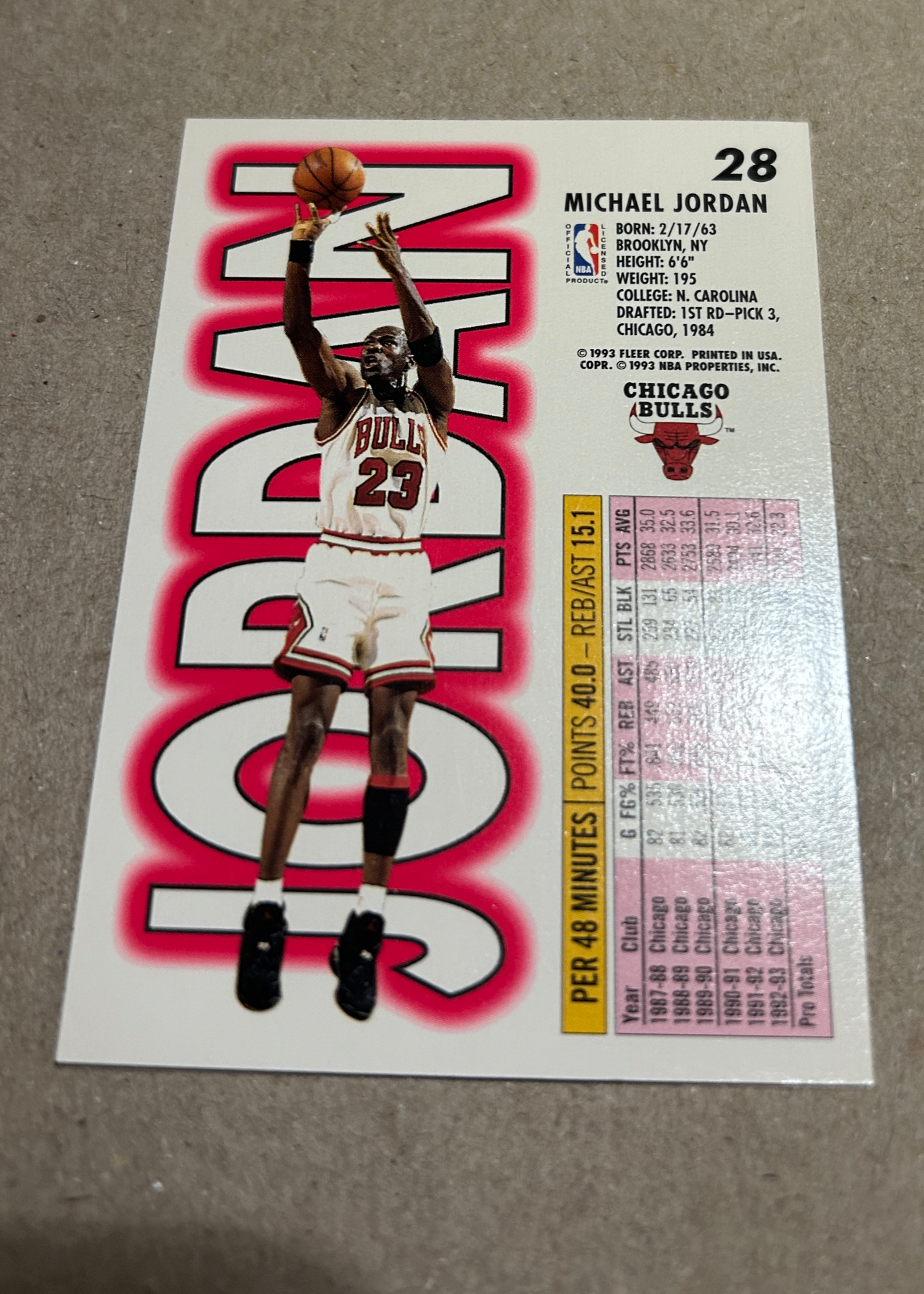 Card back