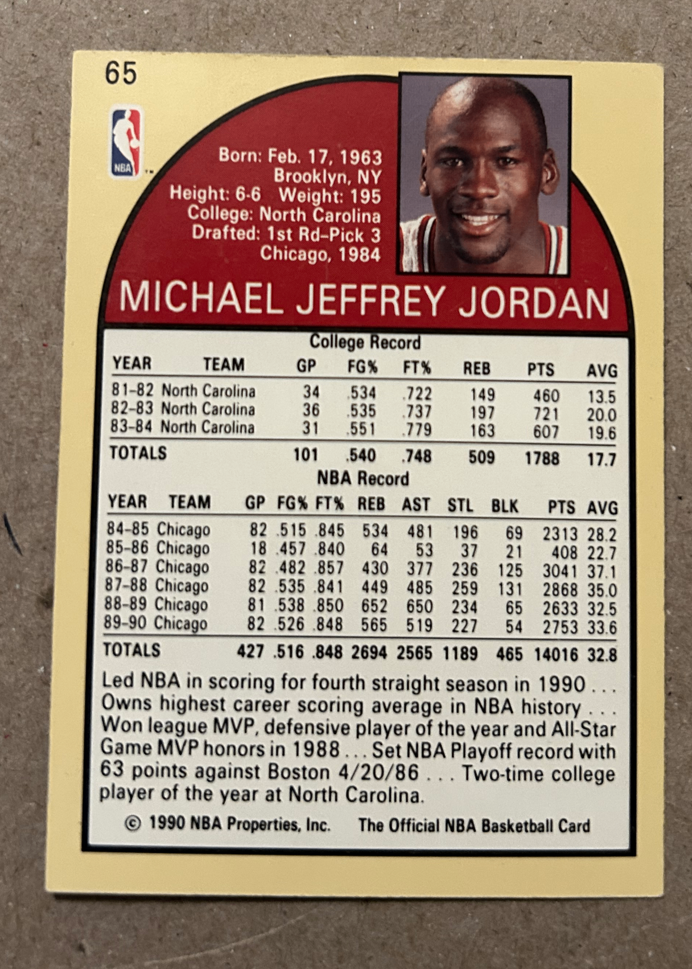 Card back