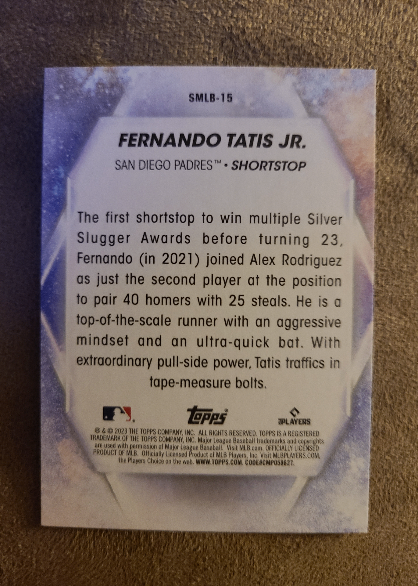 Card back