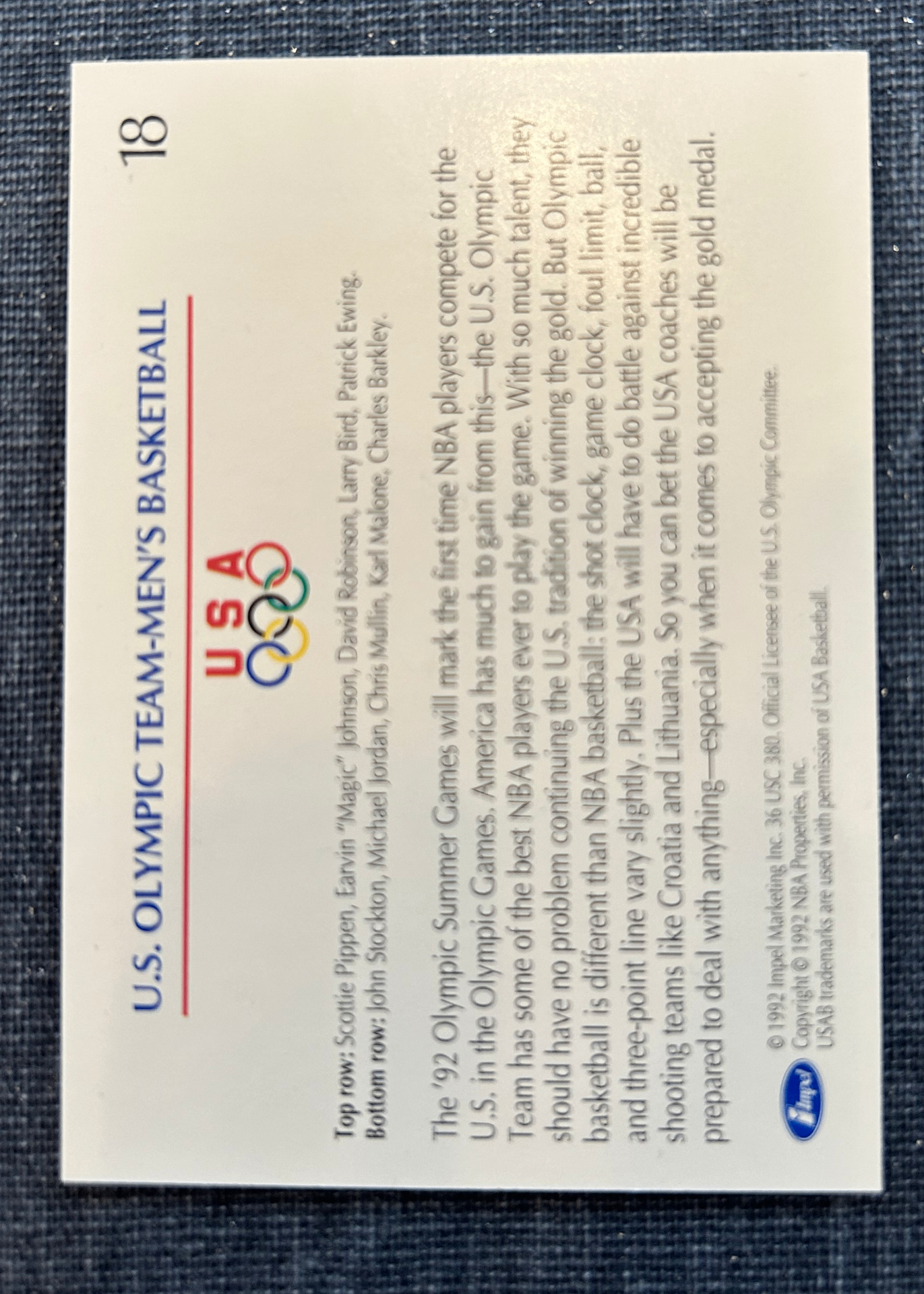 Card back