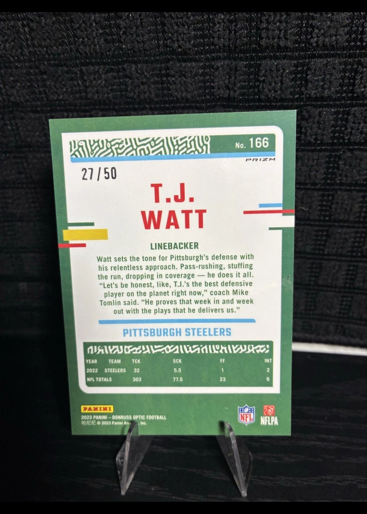 Card back
