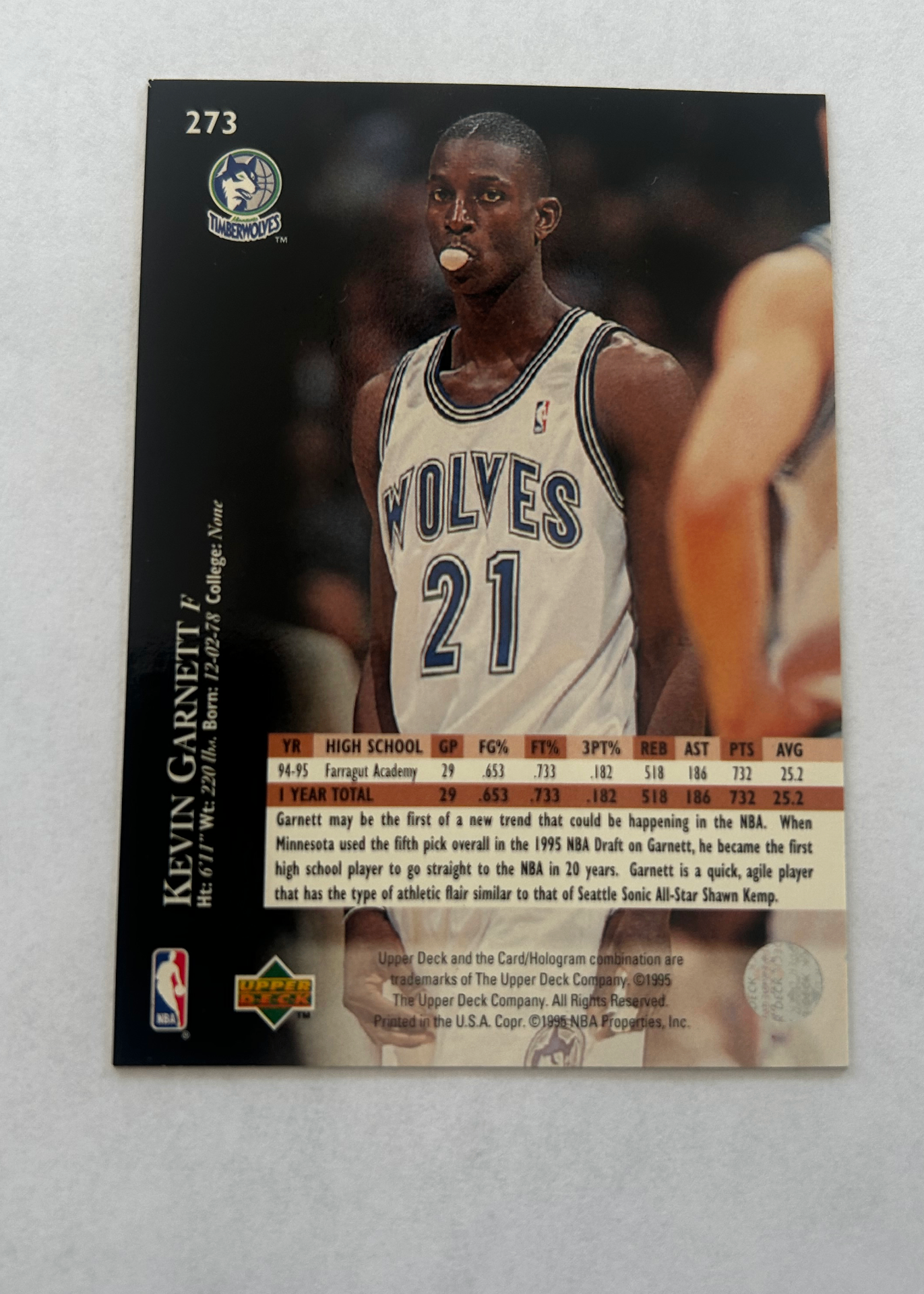 Card back