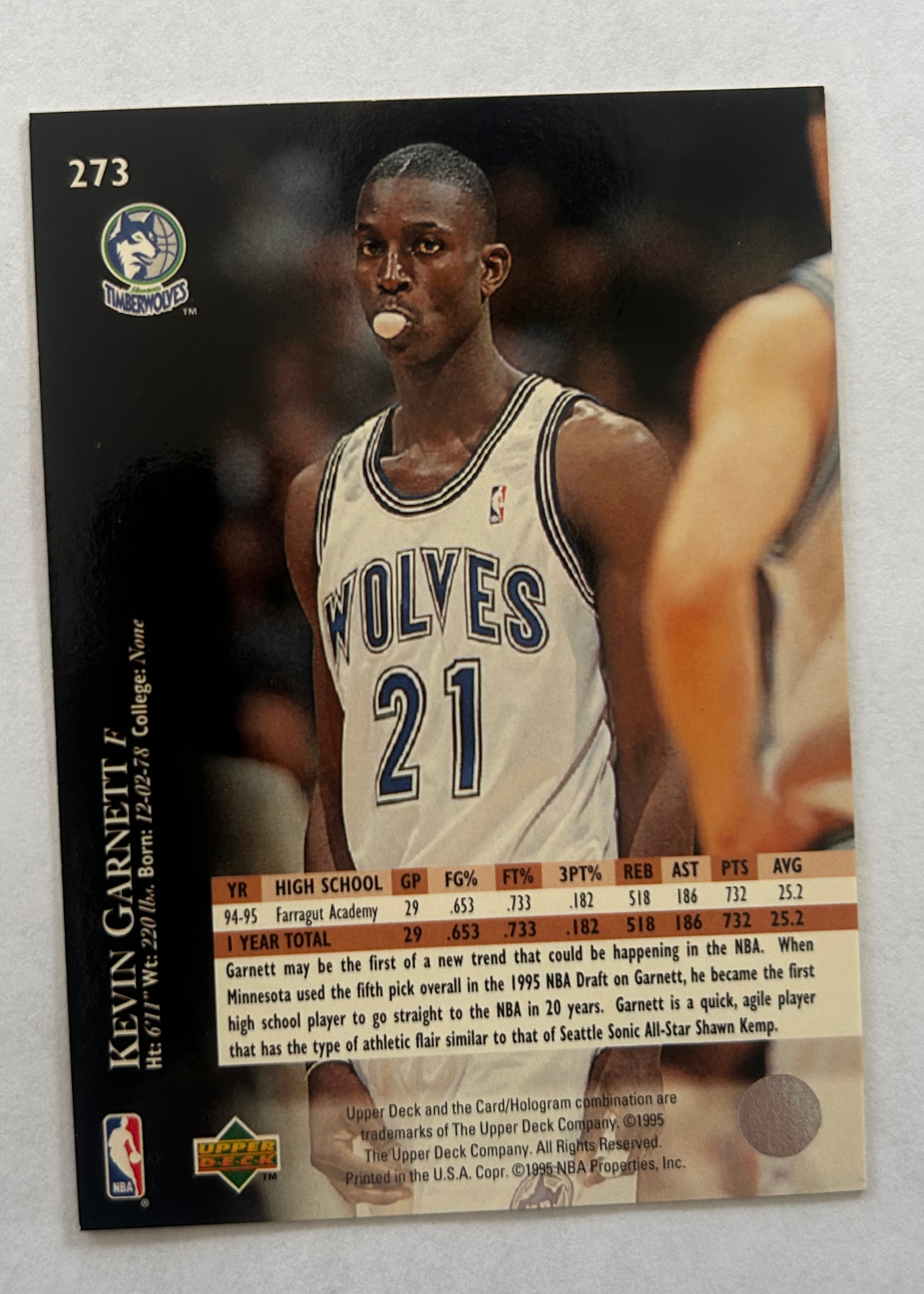 Card back