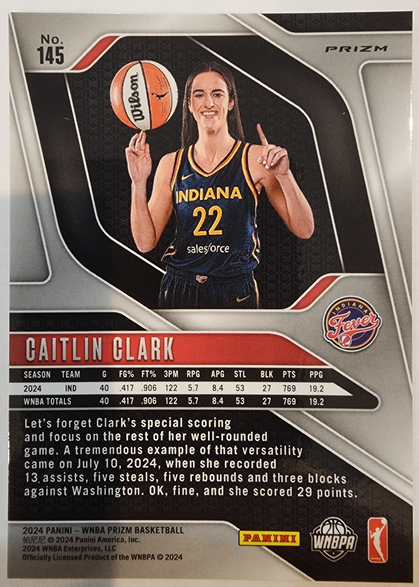Card back