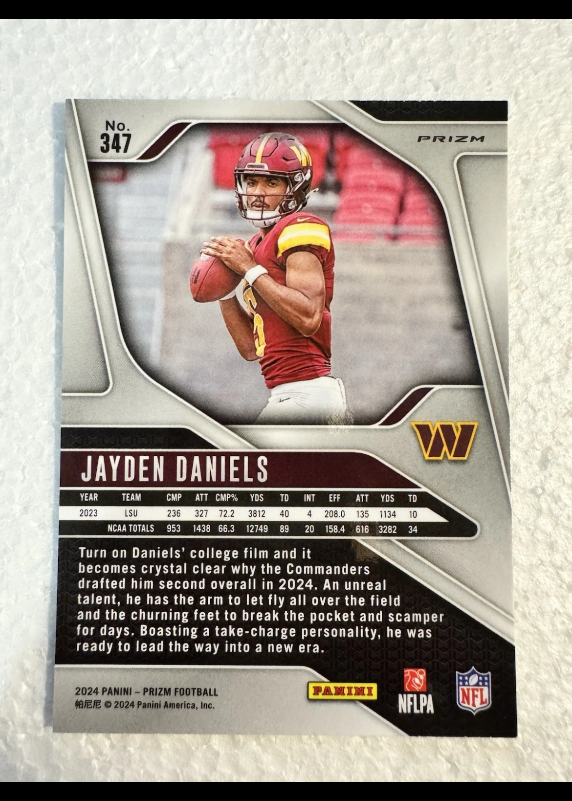 Card back