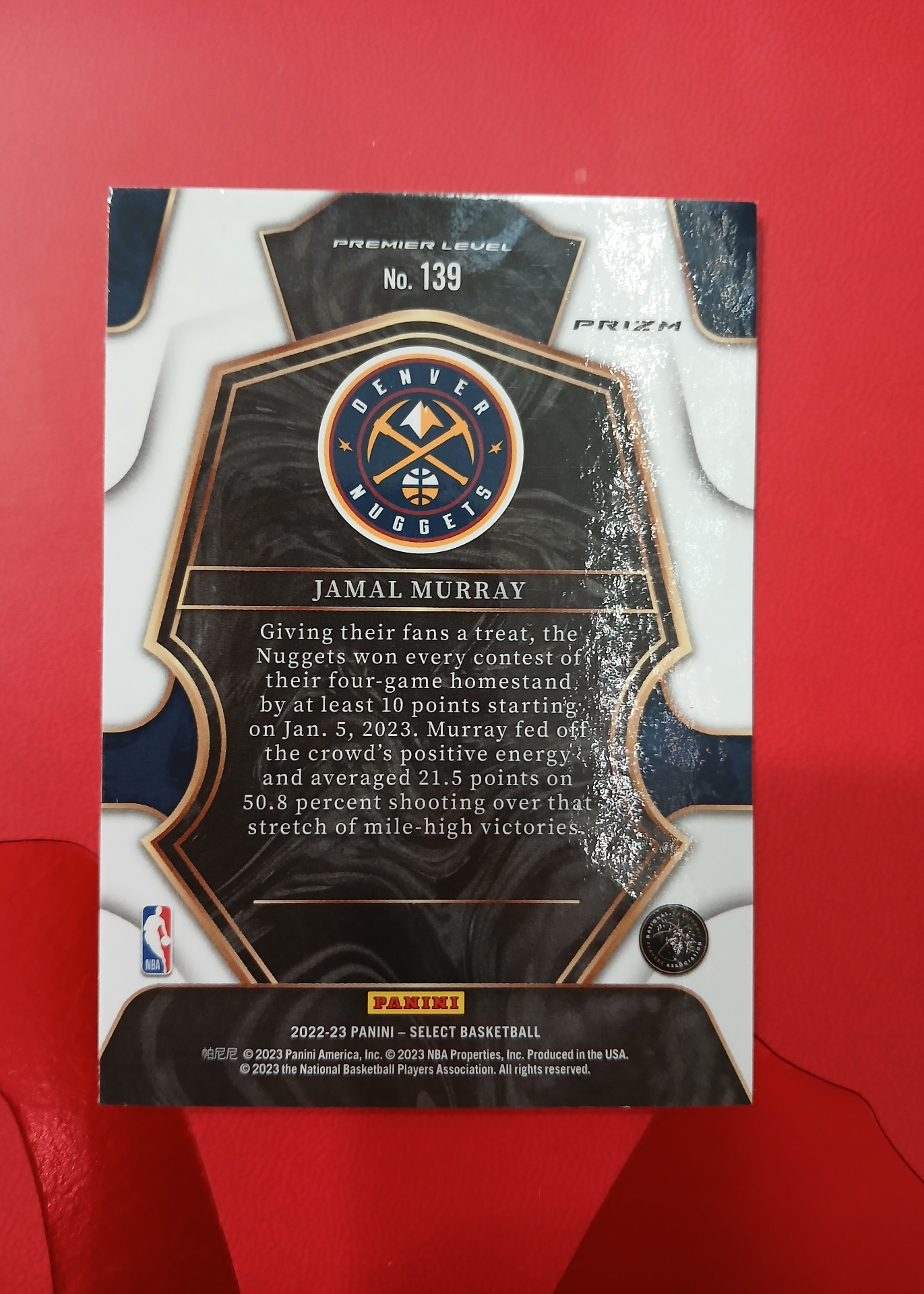 Card back