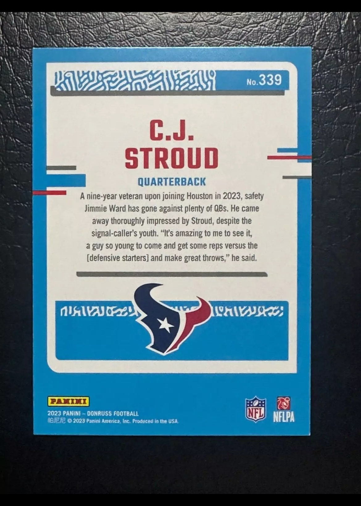 Card back