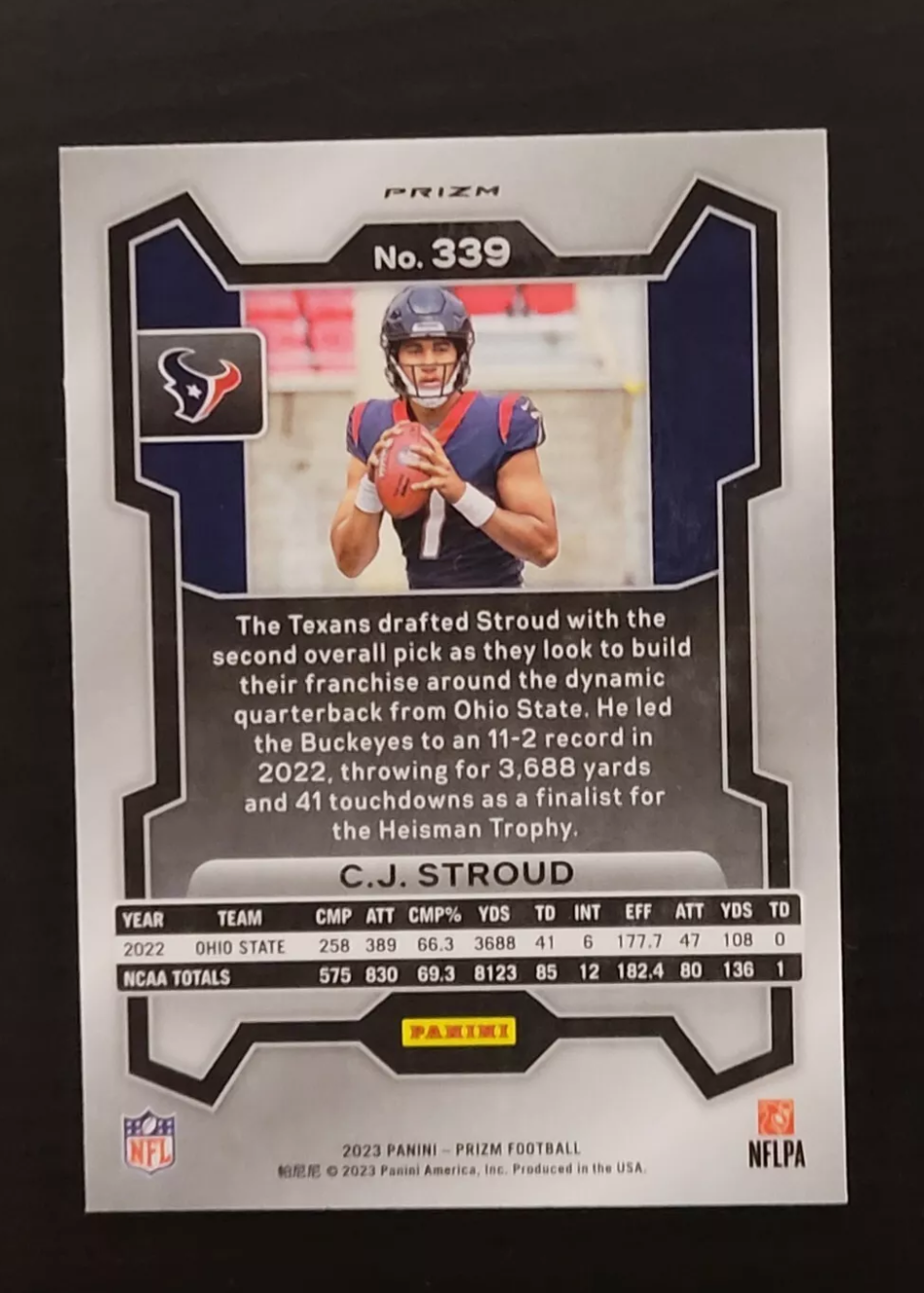 Card back