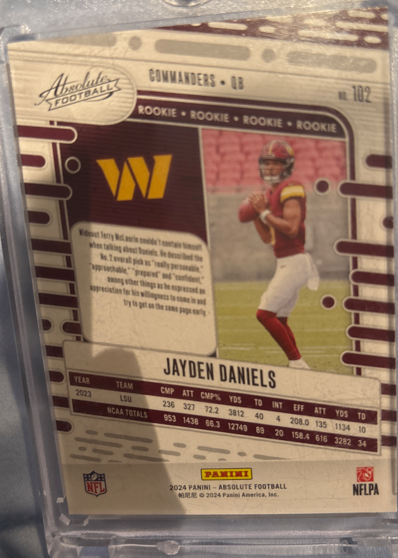 Card back