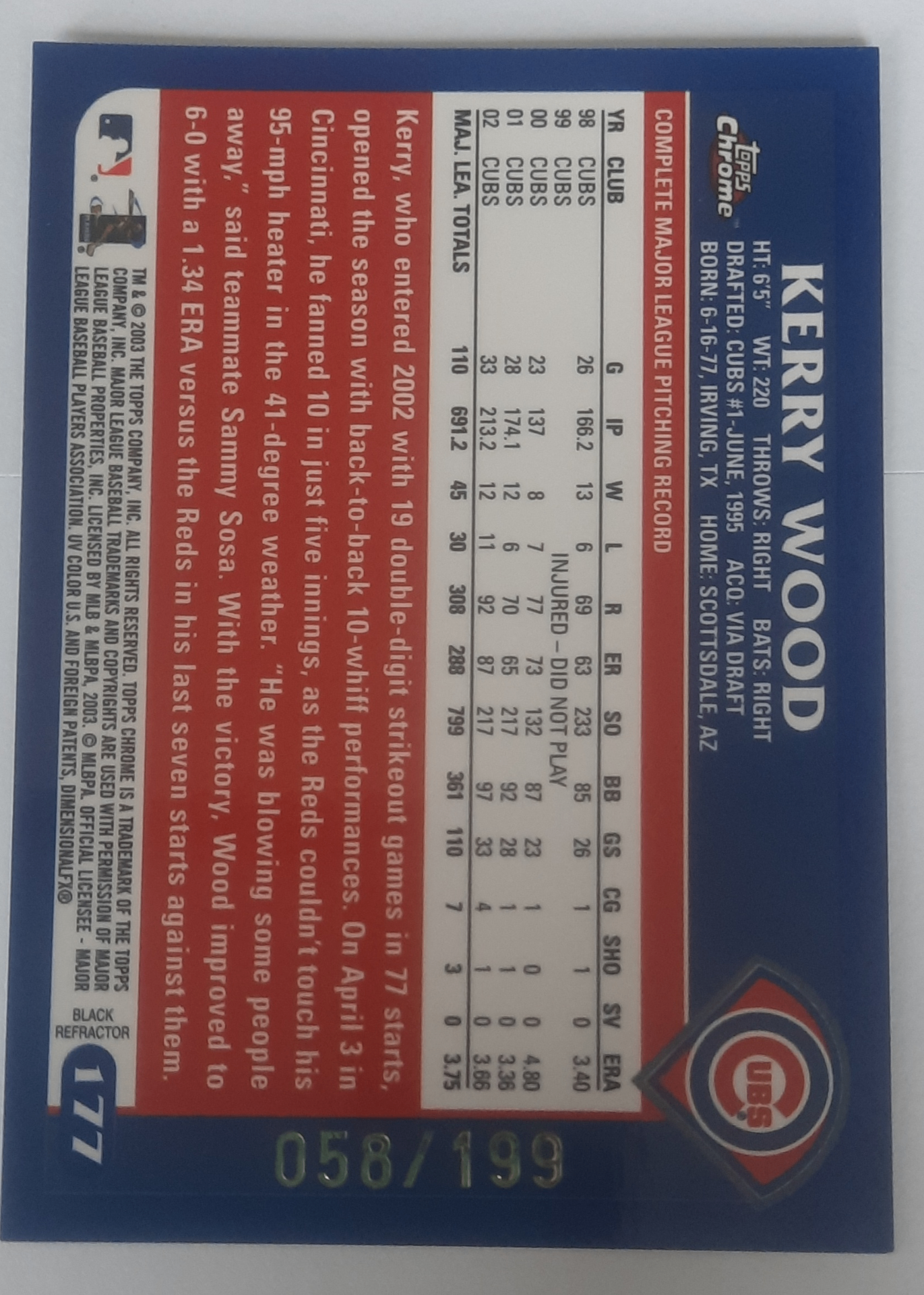 Card back